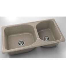 Chiuveta cu doua cuve Fat Classic 90 x 49 cm, aggregate 320