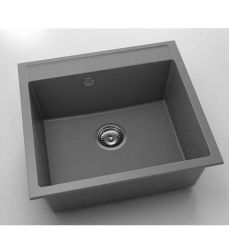 Chiuveta cu o cuva Fat Avangard 51 x 56 cm, dark grey 1007