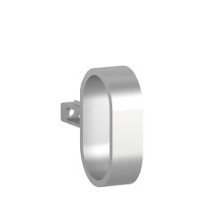 Buton din zamac Stark, crom