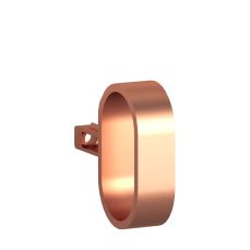 Buton din zamac Stark, auriu roscat