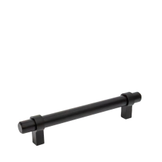 Maner din otel Lamer Adoni 128 mm, negru