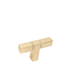 Buton din aluminiu Lamer Electra, auriu