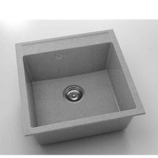 Chiuveta cu o cuva Fat Avangard 51 x 51 cm, platina 259