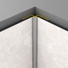 PROFIL AL COLT INTERIOR ROCKO TILES ALB 2800 MM