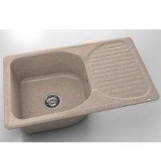 Chiuveta cu blat dreapta/stanga Fat Classic 80 x 49 cm, sandy beach 300