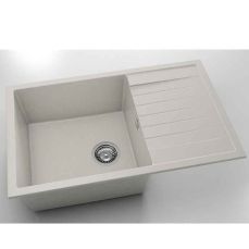 Chiuveta cu blat dreapta/stanga Fat Avangard 80 x 49 cm, white 1001